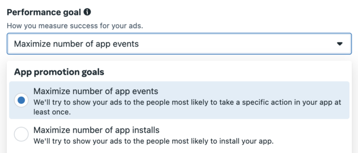 Maximize application events